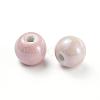 Glazed Porcelain Beads PORC-D001-12mm-08-2