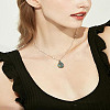Tibetan Style Zine Alloy Pendant Cabochon Settings FIND-LP0003-77-3