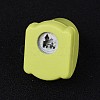 Random Single Color or Random Mixed Color Mini Plastic Craft Paper Punch Sets for Scrapbooking & Paper Crafts AJEW-L051-17-2
