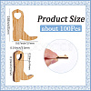 2 Bags Miniature Wooden Cowboy Boots Embellishments Crafts DJEW-SP0001-08-2