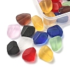 32Pcs 8 Colors Transparent Frosted Glass Beads Strands GLAA-FS0001-60-4