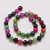 Natural Agate Bead Strands G-G882-10mm-C07-2-2