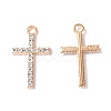 Alloy Crystal Rhinestone Pendants LS-PALLOY-F288-03KCG-1