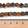Natural Yellow Tiger Iron Beads Strands GG-CBA9392-17-3