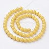 Natural Mashan Jade Round Beads Strands X-G-D263-6mm-XS07-3