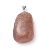 Natural Strawberry Quartz Pendants G-k302-B17-2