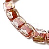 Handmade Gold Foil and Silver Foil Lampwork Beads FOIL-C001-01A-02-3