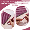 15Pcs 15 Styles PP Plastic Nail Art Seal Stamps Pen Sets MRMJ-WH0075-131A-4