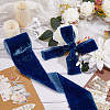 Flat Velvet Ribbons OCOR-WH0078-91A-06-5