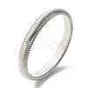 Electrophoresis Iron Bangles for Women BJEW-M057-08P-2