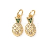 Brass Micro Pave Cubic Zirconia Charms ZIRC-I038-12G-1