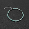 Natural Amazonite Bead Bracelet ZW6419-2-1