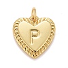 Rack Plating Golden Brass Pendants KK-E260-01G-P-1