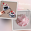8Pcs 8 Colors EVA Fabric Pillbox Stewardess Fascinator Hat Base for Millinery AJEW-GF0010-94-4