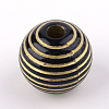 Round Plating Acrylic Beads PACR-Q102-23B-1