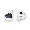 Brass Pave Cubic Zirconia Pendants KK-H204-03S-02-2