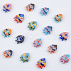 16Pcs 8 Colors Handmade Porcelain Beads PORC-DC0001-01-3
