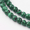 Synthetic Malachite Bead Strands G-G735-70-4mm-3