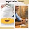 2Pcs 2 Style Flower Silicone Hot Pads AJEW-GF0011-17A-4