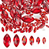94Pcs 6 Style Glass Rhinestone Cabochons GLAA-FG0001-14B-1