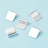 Brass Glue-on Flat Pad Bails KK-D519-A-S-2