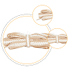 5 Pairs 5 Colors Two Tone Flat Polyester Braided Shoelaces DIY-FH0005-41A-02-4