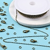 DIY 3m Brass Cable Chain Jewelry Making Kit DIY-YW0005-75AB-5