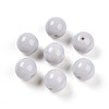 Opaque Solid Color Glass Beads GLAA-N007-10mm-A08-1