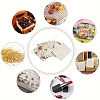 30Pcs 6 Styles Flower Printed Polycotton(Polyester Cotton) Packing Pouches Drawstring Bags ABAG-YW0001-19-6