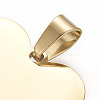 304 Stainless Steel Mirror Polished Finish Stamping Blank Tag Pendants STAS-F214-02G-3