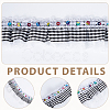 5Yards Polyester Lace Ribbon OCOR-GF0006-20C-6
