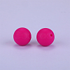 Round Silicone Focal Beads SI-JX0046A-35-2