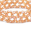 Bling Glass Beaded Stretch Bracelet BJEW-N018-03-4