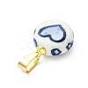 Handmade Porcelain Pendants PALLOY-JF05379-3