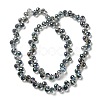 Electroplate Glass Beads Strands EGLA-D030-17U-2