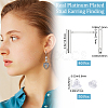 40Pcs Brass Stud Earring Findings KK-BBC0005-21P-2