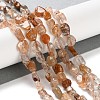 Natural Rutilated Quartz Beads Strands G-P497-01C-20-2