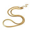 304 Stainless Steel Herringbone Chain Necklaces NJEW-P282-07G-1