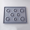 8 Sizes Plastic Rectangle Bracelet Design Board TOOL-D052-01-3