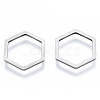 Non-Tarnish 201 Stainless Steel Linking Rings STAS-N090-T03-1-1