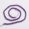 Round Natural Amethyst Gemstone Bead Strands G-J333-01-4mm-2