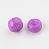 Baking Paint Glass Seed Beads SEED-S002-K13-2