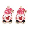 Alloy Enamel Pendants ENAM-T022-01D-1