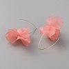 Acrylic Flower Dangle Earrings EJEW-WH0009-30H-2