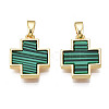 Real 18K Gold Plated Brass Pendants KK-N233-172A-01D-2