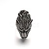Wolf Personalized Retro Men's 304 Stainless Steel Finger Rings RJEW-O014-01-2