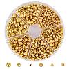 690Pcs 48G 6 Style CCB Plastic Beads CCB-SZ0001-08-1
