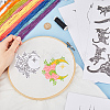 CRASPIRE 2 Sets 2 Style PVA & Cloth Water-soluble Embroidery Aid Drawing Sketch DIY-CP0009-92B-3