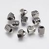 Ion Plating(IP) 304 Stainless Steel European Beads Rhinestone Settings STAS-J022-001AS-2