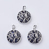 Natural Sodalite Pendants G-K234-E01-1